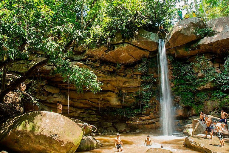 Rapel na cachoeira Talliquihui - Descendo para a aventura