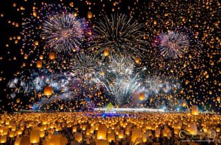 Chiang Mai 2026 CAD Yi Peng Himmelslaternen-Festival