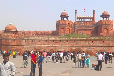 Dall&#039;aeroporto di Delhi: Tour guidato della Vecchia e Nuova Delhi durante lo scaloTour della città di Nuova e Vecchia Delhi di 8 ore