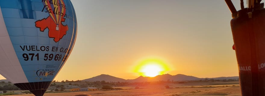 Majorque : vol en montgolfière avec options privées