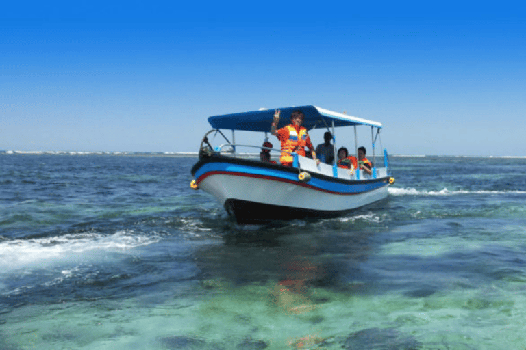 Bali: Turtle Island Glass-Bottom Boat TourTour with Pickup