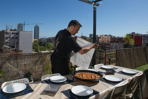 Autentyczna paella i sangria klasy premium na designerskim dachuAutentyczna paella i sangria w oszałamiającym lofcie na dachu