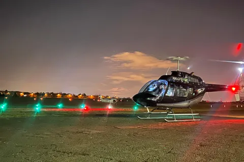 Budapest: Vuelo nocturno en helicóptero