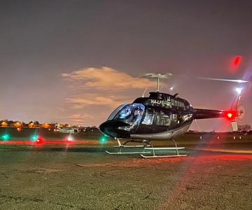 Budapest - nattflygning Nattflygning med helikopter