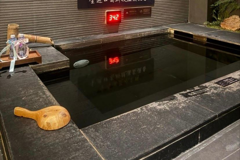Sichuan: Sishitang Carbonated Onsen Entry Ticket Deluxe Private Carbonated Hot Spring Villa with Sauna