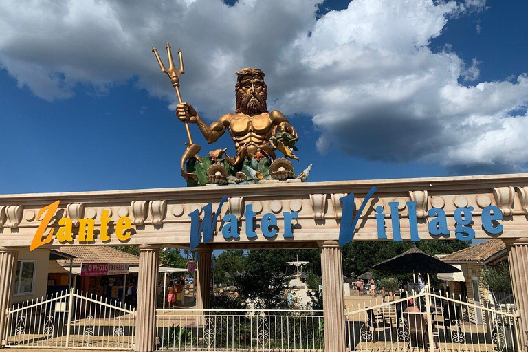 Zakynthos: Eintrittskarte für den Wasserpark mit TransportWasserpark-Eintritt mit Abholung von Tragaki oder Planos