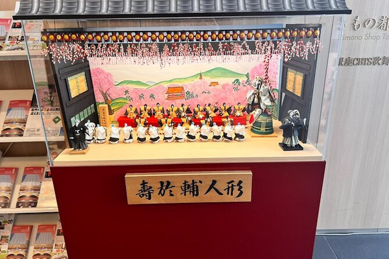 Tradycyjne japońskie przedstawienie Kabuki i wycieczka piesza Ginza