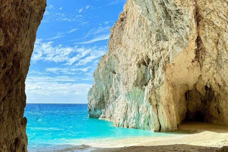 Agios Sostis: Hidden Love Cave & Natural Blue Pools Tour