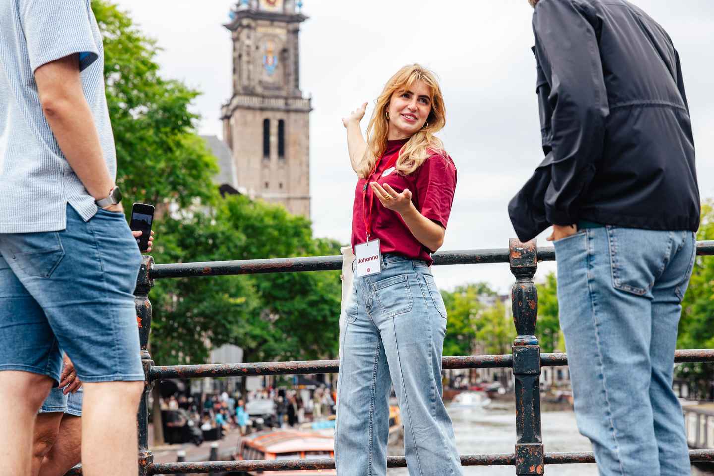 Amsterdam: Jordaan District Tour with a German guide