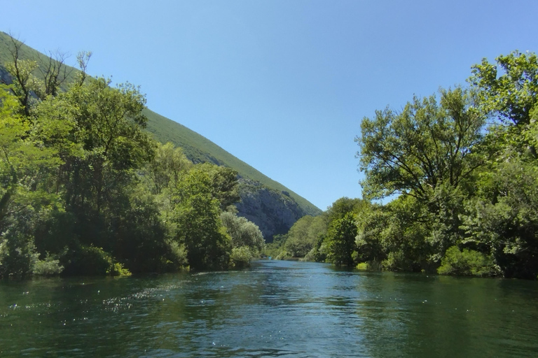 Omiš, Croatia: Cetina River Glassboat Cruise And Beer Garden (Public) Omiš: Cetina River Boat Cruise and Beer Garden