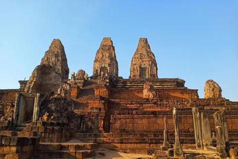 Siem Reap: Excursão de um dia a Angkor Wat e ao Templo de Banteay Srei