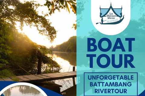 Battambang: Sangker River Boat Tour to Cheu Teal Village