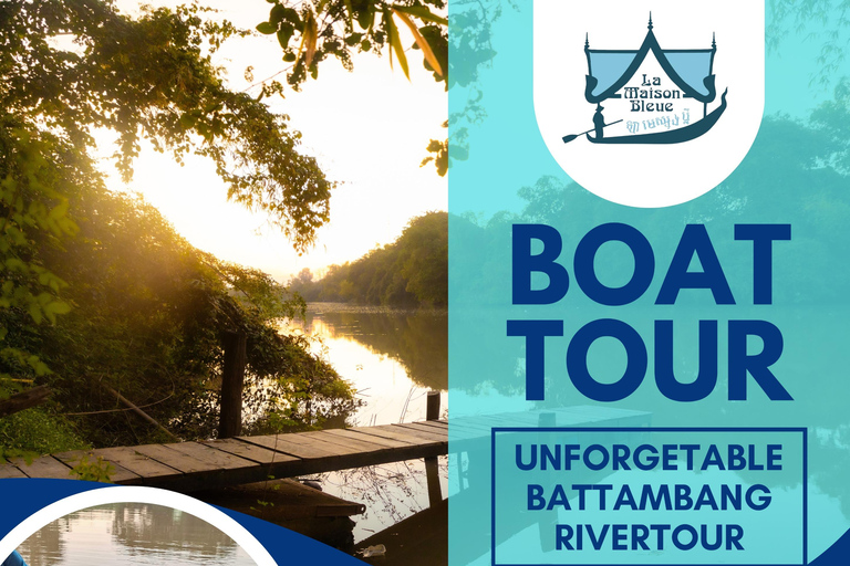 Battambang: Sangker River Boat Tour to Cheu Teal Village