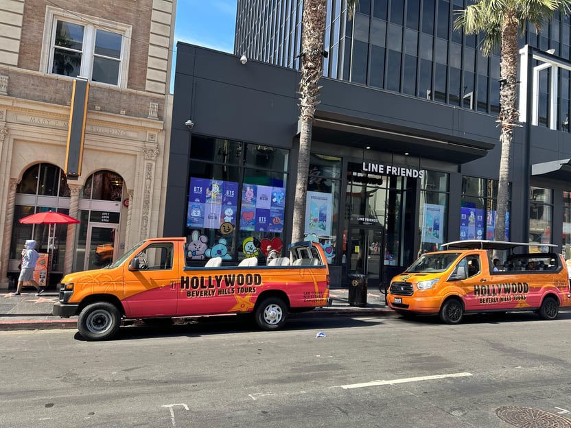 Los Angeles : Visite en bus à toit ouvert de Hollywood et Beverly Hills