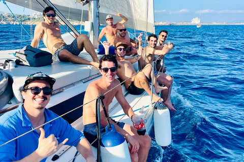 Palma: Private Sailing Boat Excursion with Optional Paella Full day - Boat 42 feet (Max 12 pax)