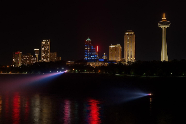 Wodospady Niagara: wieża Skylon Tower, fajerwerki i wycieczka pieszaWodospad Niagara: wieża Skylon Tower, fajerwerki i wycieczka piesza