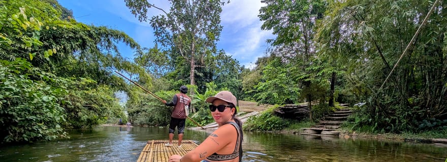 Khao Lak : rafting sur bambou, quad et visite privée des tortues marines