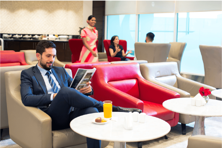 Dubaj: Międzynarodowe Lotnisko Marhaba Lounge (DragonPass)Odloty międzynarodowe T3: Salon Marhaba (hala C)