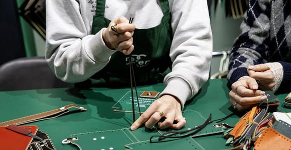 Sustainable Leather Workshop in Florence with Optional Walk