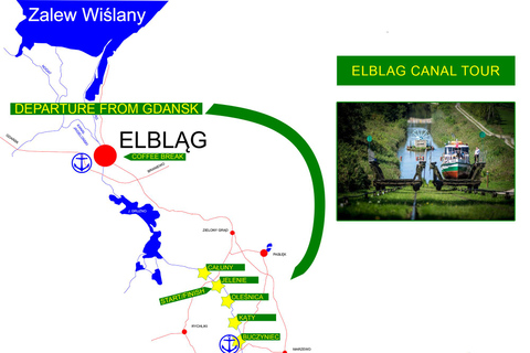 Vanuit Gdansk: rondvaart door het Elblag-kanaal