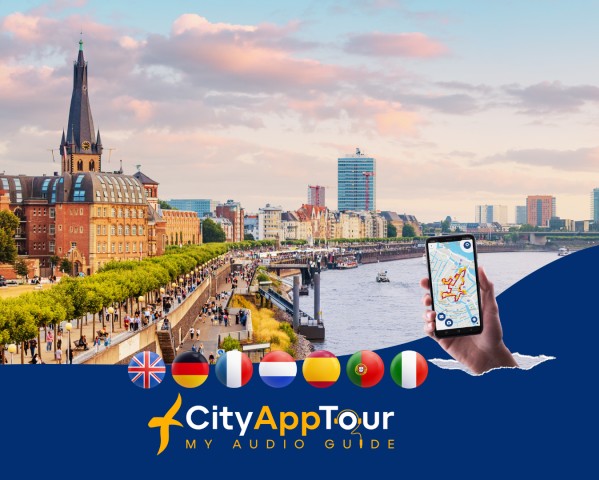 Visit Dusseldorf Walking Tour with Audio Guide on App in Dusseldorf