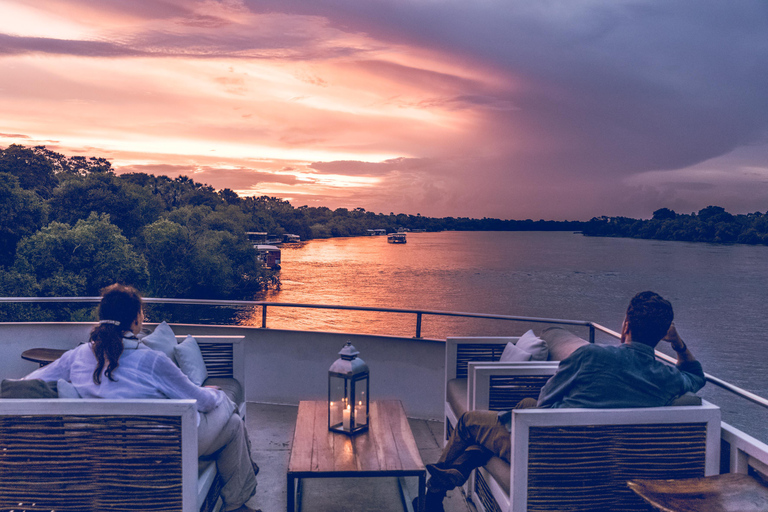 Victoria Falls: Zambezi River Sunset Cruise Signature Deck