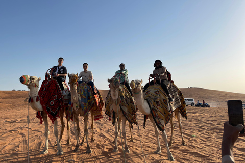 Riyadh:Red Sand Dunes camel ride&Quad&Sandboarding Adventure Private Tour with pick up and drop off from your location