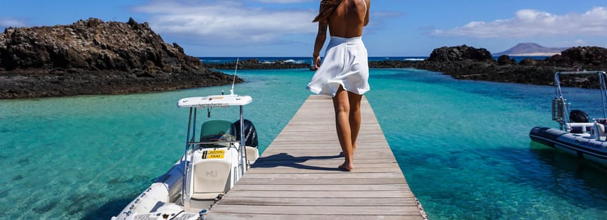 Fuerteventura : expérience sur l'île de Lobos et plage de Popcorn