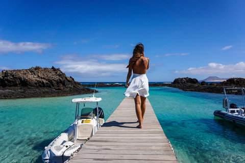 Fuerteventura: Excursión de un día a la Isla de Lobos con servicio de recogida del hotel