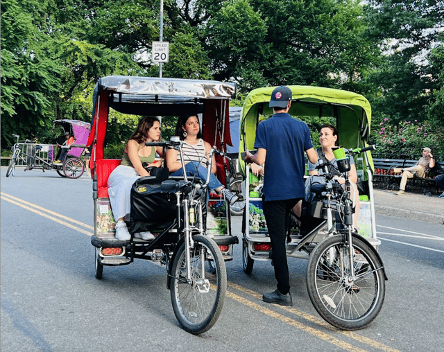 Recorrido en bicitaxi por Central Park / Paradas fotográficas