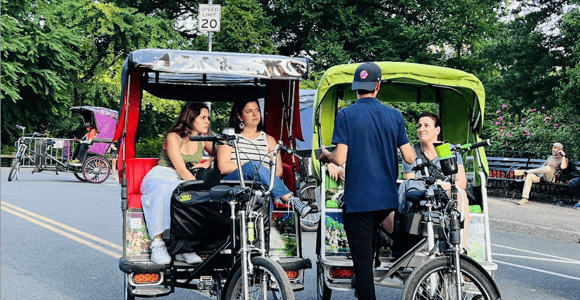 NYC: Central Park Pedicab Tour mit Fotostopps