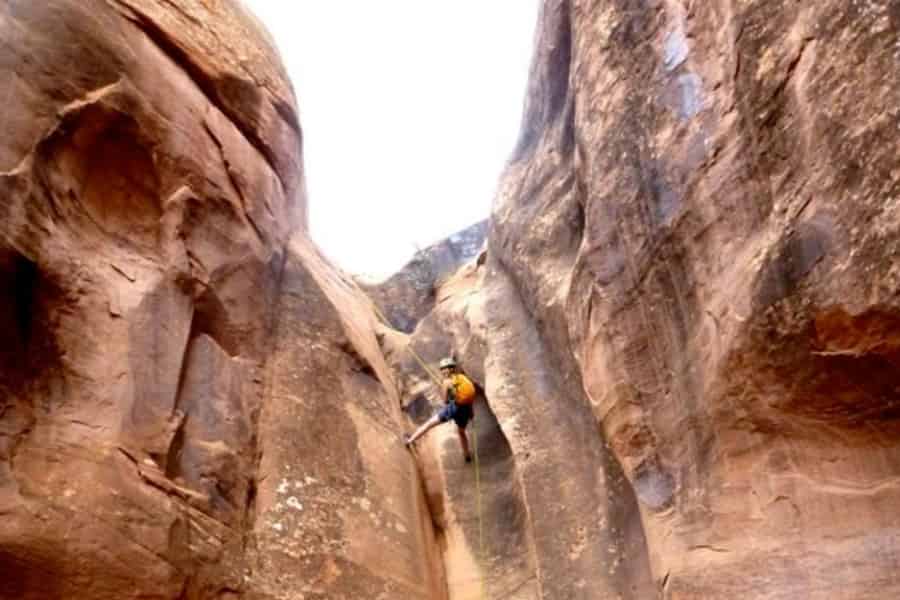 Moab: Chamisa Canyon Canyoneering Abenteuer. Foto: GetYourGuide