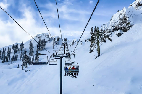 Giornata privata di Ski Safari con trasporto