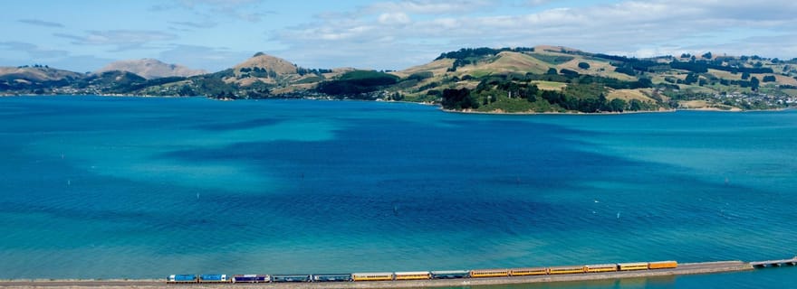Dunedin : visite panoramique en train de la côte d'Otago