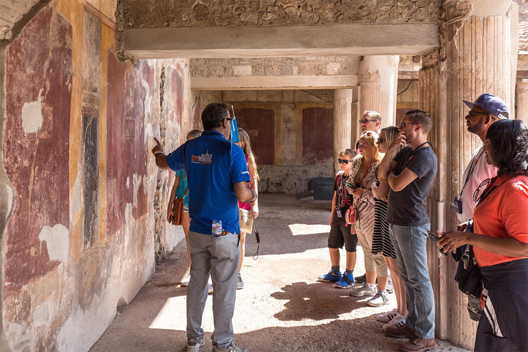 Desde Nápoles: Excursión de un día a Pompeya, Costa Amalfitana y Positano