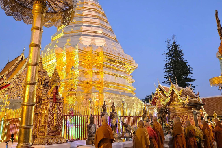 Chiang Mai: Doi Suthep Sunset & Hidden Temple with Guide