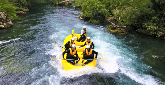 Rafting auf dem Fluss Cetina