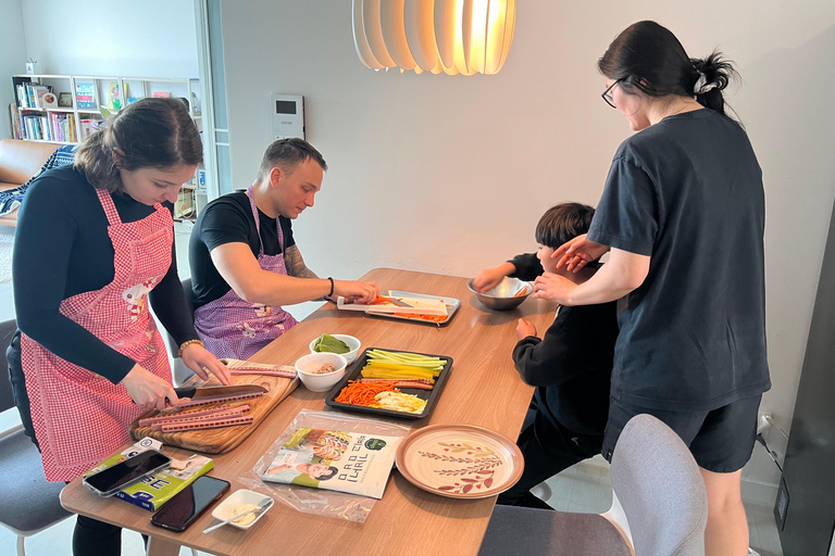 Vous êtes invités dans notre maison à Séoul : Le seul cours de cuisine !