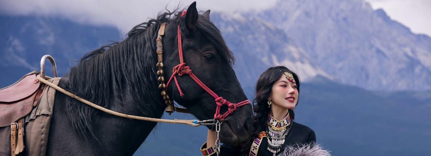 Lijiang : séance de photos de costumes ethniques avec transferts à l'hôtel