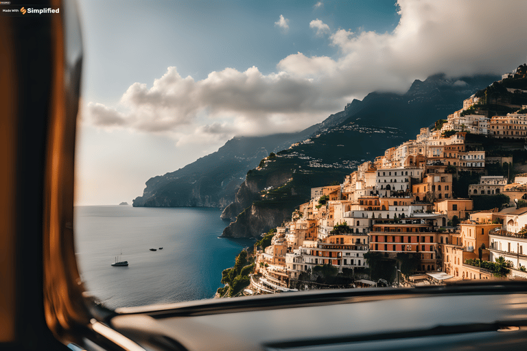 Amalfi: Privat transfer till/från Positano (1 timme)från Positano: Tur-och-retur till Amalfi (4 timmar)