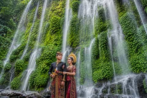 Lombok: Private Waterfalls, Beach, and Weaving Village Tour - Image 3