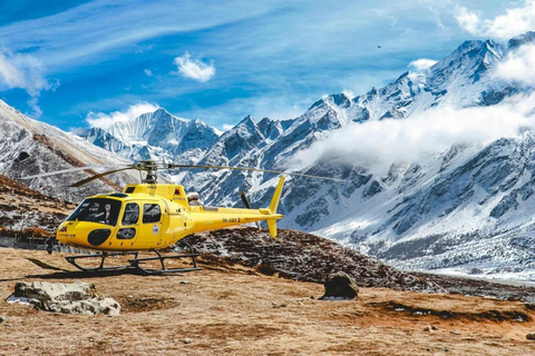 Langtang Valley Helicopter Tour with Kyanjin Gompa Landing