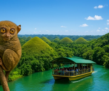 Bohol: Chocolate Hills, Tarsiers and Loboc River Adventure
