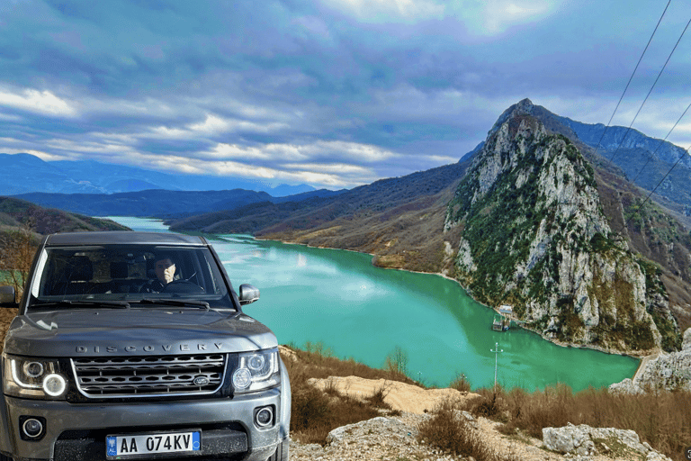 From Tirana: Hike on Gamti Mt &amp; Bovilla Lake on Land Rover