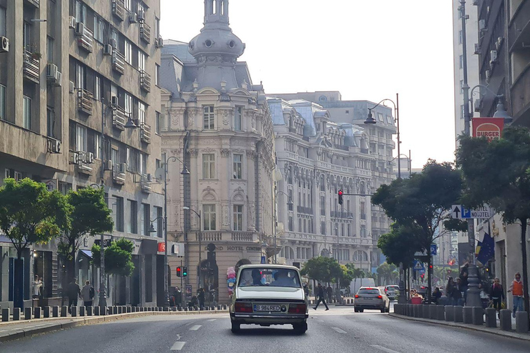 Tour rumeno di Bucarest in auto d&#039;epoca - 90 minutiTour di guida di auto d&#039;epoca rumene