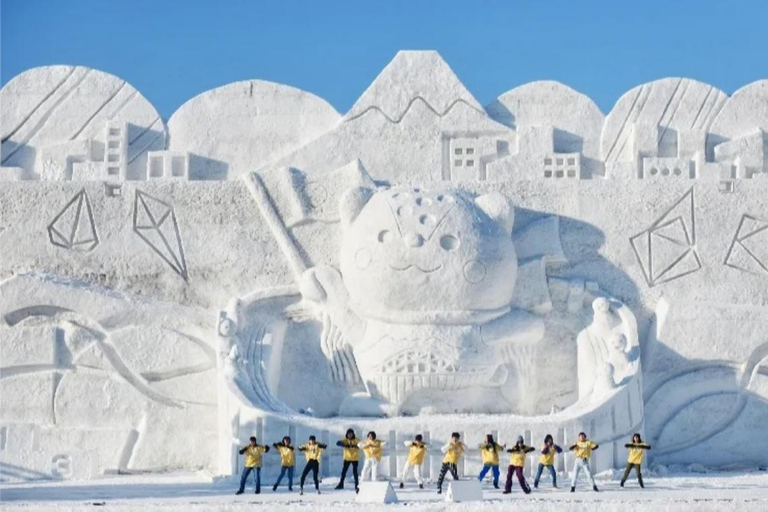Sapporo: Heiwa-dori Ice Festival Private Day Tour No return to Sapporo