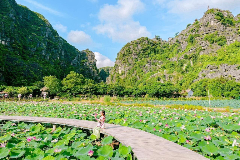 From Hanoi: Visit Hoa Lu & Trang An or Tam Coc & Mua Caves Group Tour