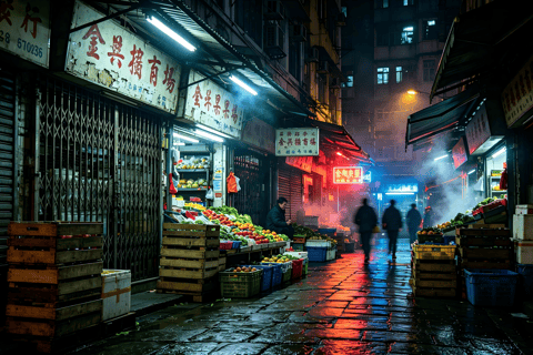 Hong Kong: Yau Ma Tei Fruit Market Gangster Movie Walk