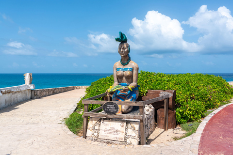 Cancun : Excursion en voiturette de golf à Isla Mujeres, Open Bar et déjeuner