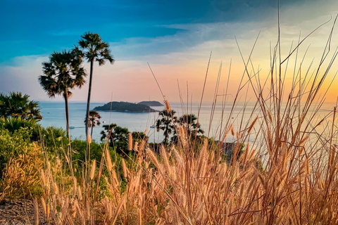 Phuket : Visite nocturne privée avec coucher de soleil à Laem Phrom Thep